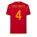 Maillot de foot AS Roma Bryan Cristante #4 Domicile vêtements 2023-24 Manches Courtes